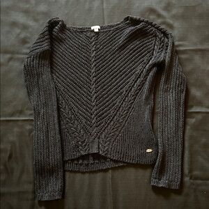 Guess Black V-Neck Sweater